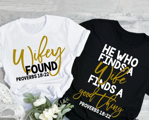 Wifey Found Couple Shirt